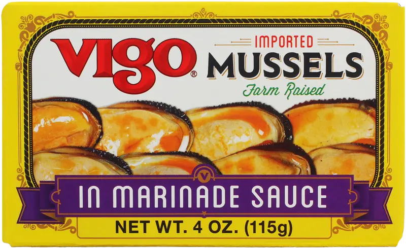 Vigo Mussels In Marinada Sauce – 4 Oz Ready-To-Serve Seafood 1