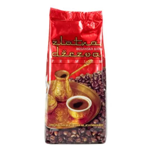 Vispak Zlatna Dzezva Premium Bosnian Coffee – 500G, Red Packaging 1