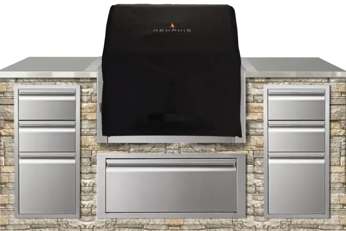 Weather-Resistant Cover For Memphis Elevate Built-In Grills 1