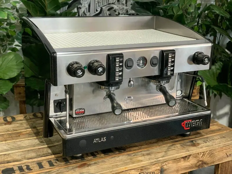 Wega Atlas Evd Dual-Group Espresso Machine – Matte Black Exterior (Used) 1