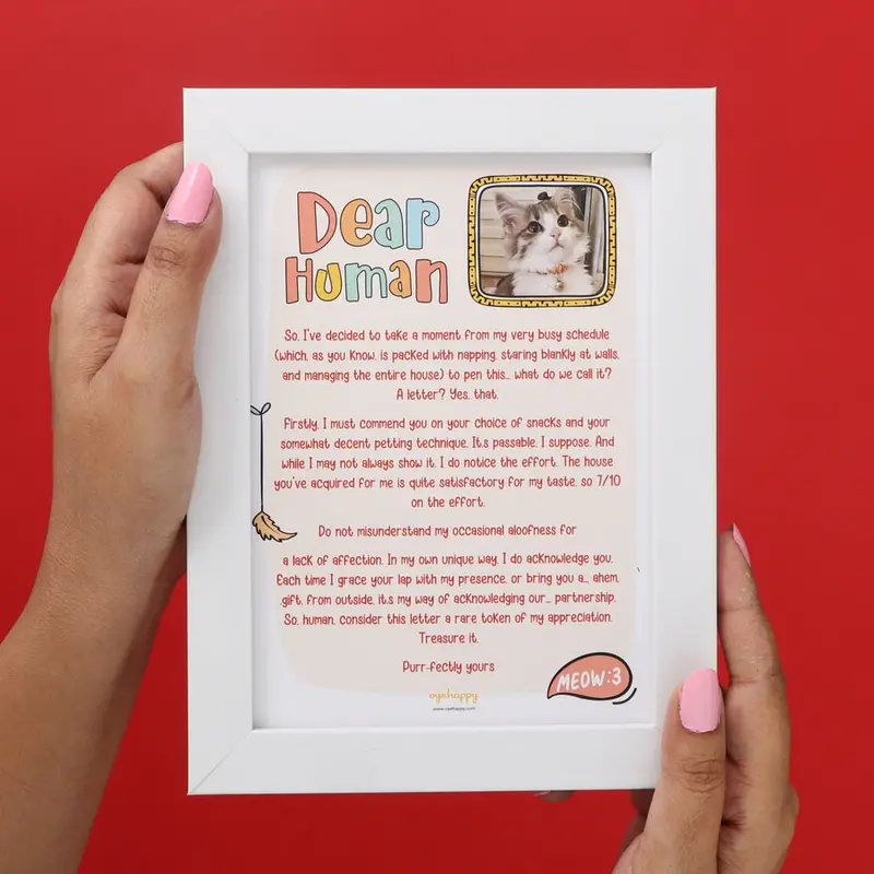 Whimsical Letter Gift For Cat-Loving Moms 1
