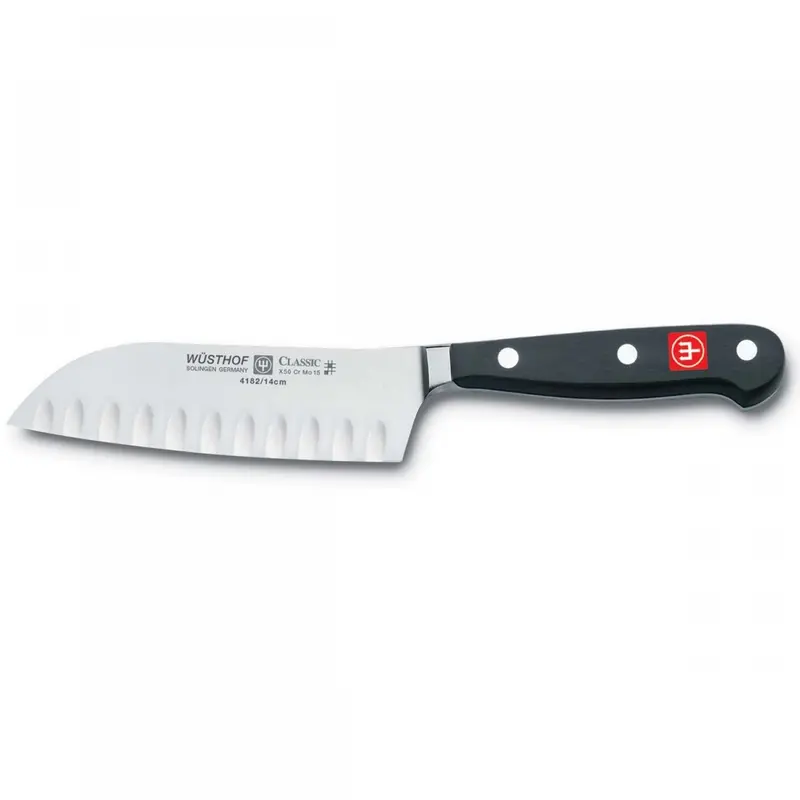 Wüsthof Classic 5-Inch Hollow-Edge Santoku Knife 1