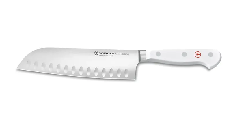 Wüsthof Classic White 7-Inch Santoku Knife 1