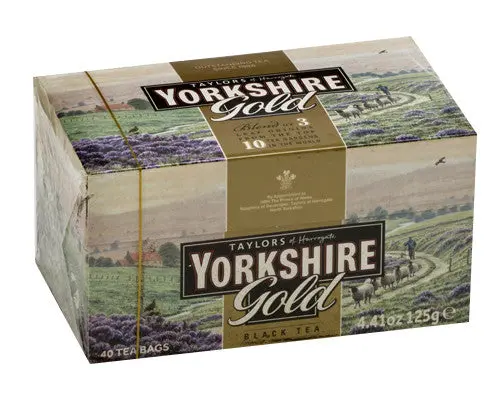 Yorkshire Gold Black Tea By Taylors – 40 Bags (125G) 1