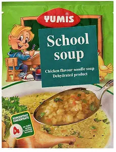 Yumis School-Style Chicken Broth Soup – 65 G Single-Serve Pack 1