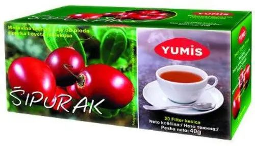 Yumis Sipak Rose Hip Herbal Tea, 20 Sachets (40 G) 1