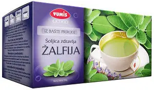 Yumis Zalfija Sage Herbal Tea – 20 Tea Bags (20G) 1