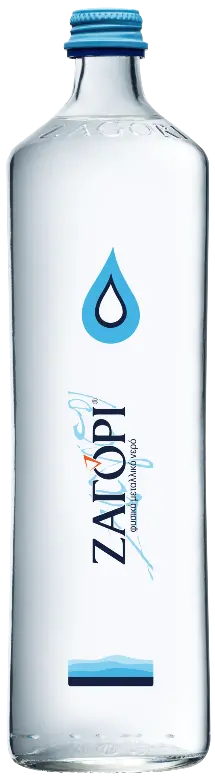 Zagori Natural Mineral Water – 1 Liter Glass Bottle 1