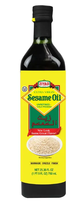 Ziyad Cold-Pressed Unrefined Sesame Oil – 750Ml (25.36 Oz) 1