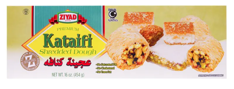 Ziyad Shredded Kataifi Dough (Phyllo Style) – 1 Lb 1