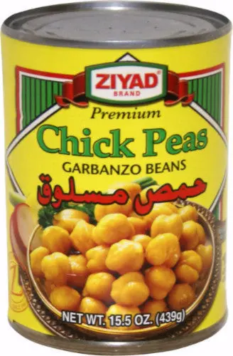 Ziyad Whole Chickpeas (Garbanzo Beans) – 425G 1