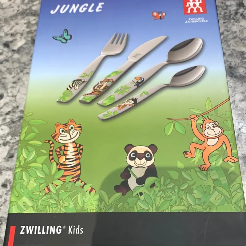 Zwilling Kids Jungle Utensil Set – Bpa-Free Starter Cutlery 1