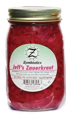 Zymbiotics Jeff’S Naturally Fermented Sauerkraut – 16 Oz 1